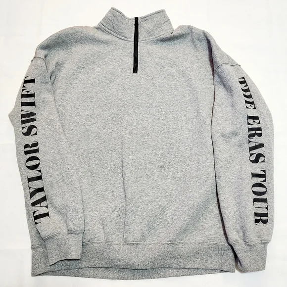 Taylor Swift Eras Tour 1/4 zip size Large - Picture 2 of 9